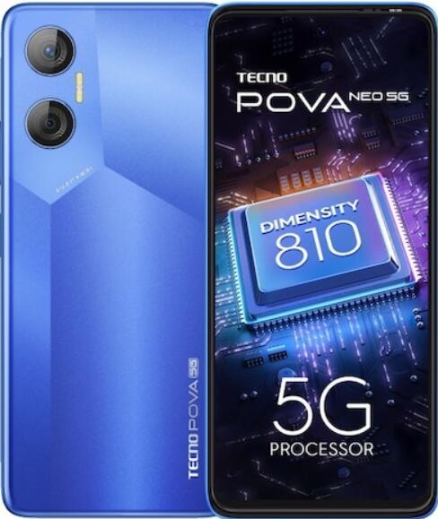 Tecno Pova Neo 5G采用联发科技Dimensity 810 SoC推出