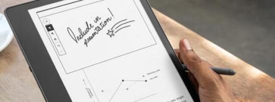 亚马逊的新款Kindle电子阅读器可让您做笔记并签署文档