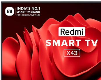 小米Redmi43寸屏智能电视价格减半人们抢购