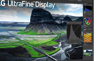 LGUltraFine27UQ850-WNanoIPS黑色显示屏带4K和USBC