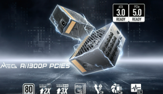 微星推出全球首款支持ATX3.0新标准的电源供应器