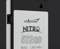 ExascendNitroCFexpressTypeB512GB存储卡可能是市场上第一款VPG400卡