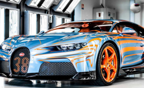 限量版BugattiChironSuperSport车型将交付给客户