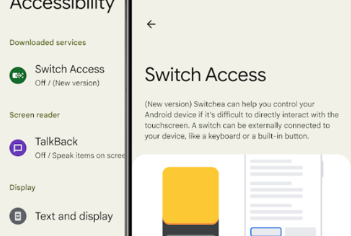 安卓的SwitchAccess现在是它自己的应用程序