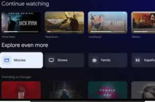 谷歌TV全面改革导航并添加新的家庭和西班牙语部分