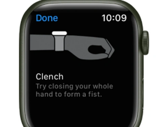 使用手势控制AppleWatch AssistiveTouch