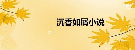 沉香如屑小说
