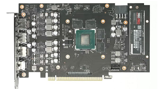 华硕推出 GeForce RTX 4060 Ti GPU 概念 内置 M.2 SSD 插槽