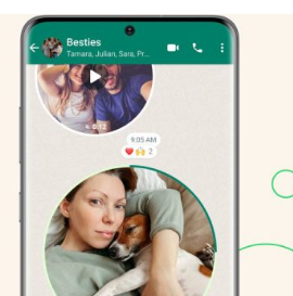 WhatsApp正在接收即时视频消息