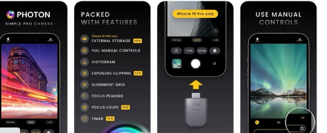 借助Photon相机 AppleiPhone15Pro现在可以将照片直接保存到SD卡或SSD
