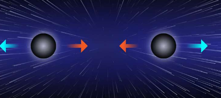 在不断膨胀的宇宙中黑洞可能会完美配对