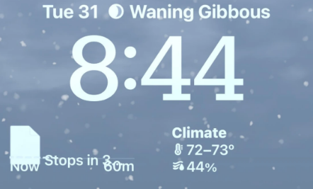iPhone的天气小部件反响不佳你的雪景图标现在是一个文件