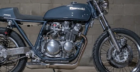 令人惊叹的川崎Z650CafeRacer就是定制的完美外观