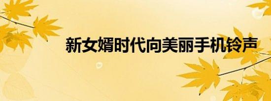 新女婿时代向美丽手机铃声