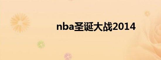 nba圣诞大战2014