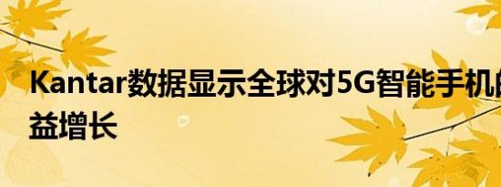 Kantar数据显示全球对5G智能手机的需求日益增长