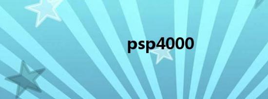 psp4000