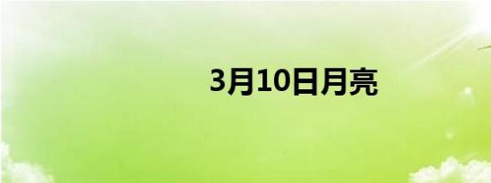 3月10日月亮