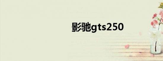 影驰gts250
