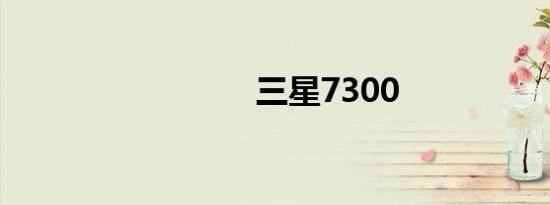 三星7300