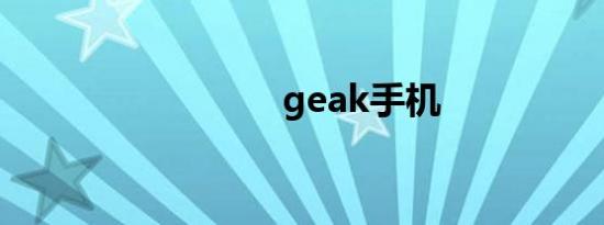 geak手机