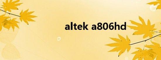 altek a806hd