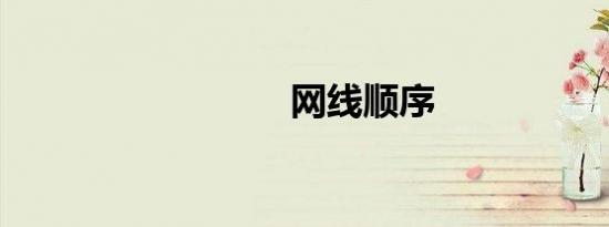网线顺序