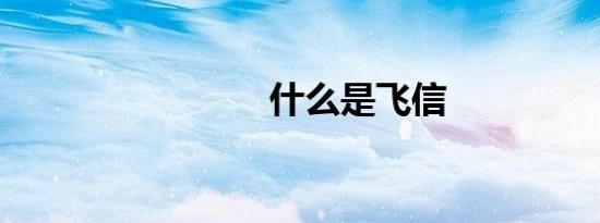 什么是飞信